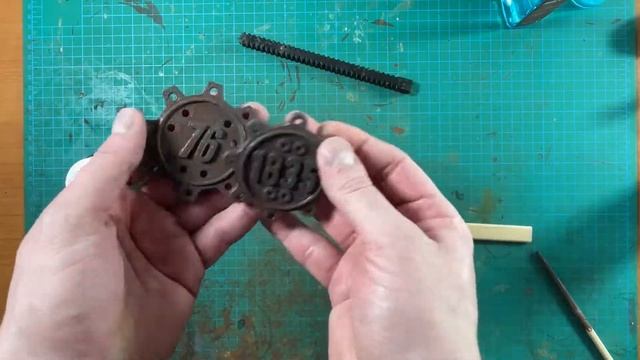 3D Printed parts looking like metal with rust - Modern Masters Iron Rust paint смотреть онлайн
