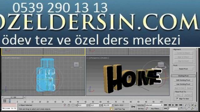 3ds Max Bevel Text 0539 290 13 13 | bitirme tezi смотреть онлайн