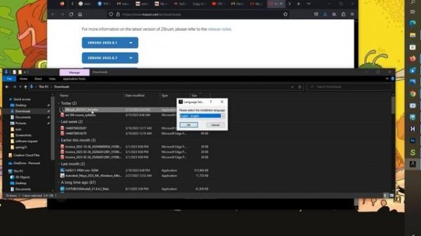 Installing Maxon app and Zbrush