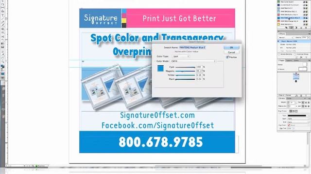 Spot Overprint Preview смотреть онлайн