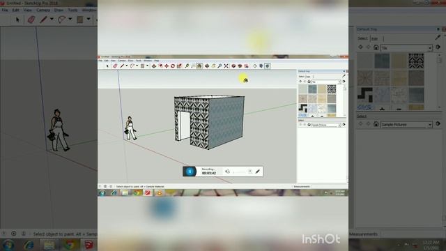 How to use of paint bucket in SketchUP? ||All in One|| смотреть онлайн