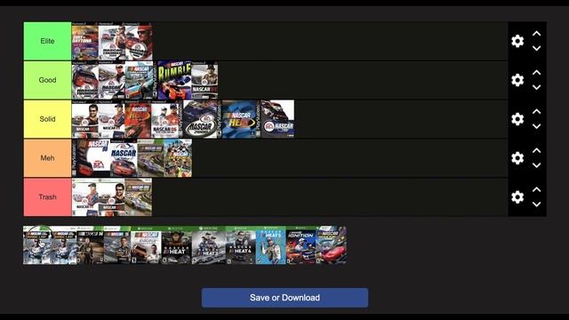 Tier Ranking EVERY NASCAR Console Video Game смотреть онлайн