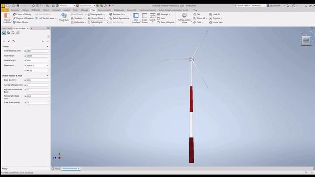 Wind Turbine DEMO - Autodesk Inventor смотреть онлайн