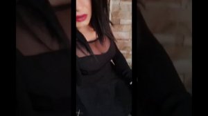 shemale maryuri in a short black party dress.🥰💋