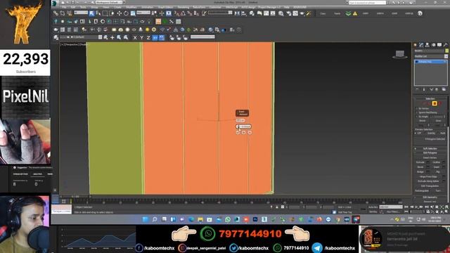 Ek Box Se wardrobe Modeling | Edit poly| kaboomtechx смотреть онлайн