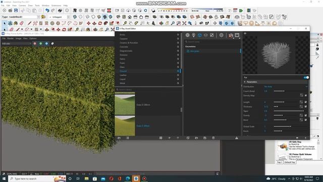 Create real grass material in vray for Sketchup смотреть онлайн