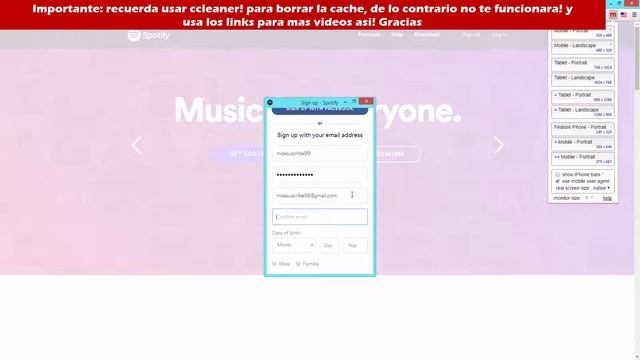Obtener Crear Cuenta Premium En Spotify Por 2 Meses Gratis! Nuevo Metodo Abril! смотреть онлайн