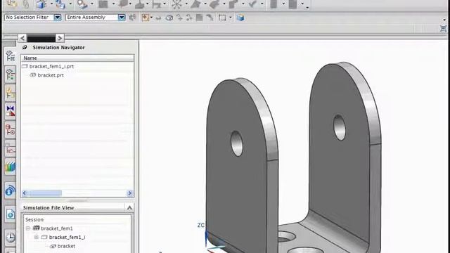 NX CAE Hints and Tips - Finite Element Analysis Workflow - Idealize смотреть онлайн