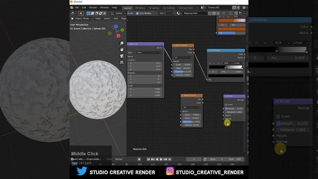Blender procedural shading / texture tutorial #shorts смотреть онлайн