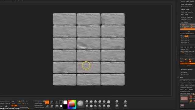 Tile Helper Zbrush Script Preview смотреть онлайн