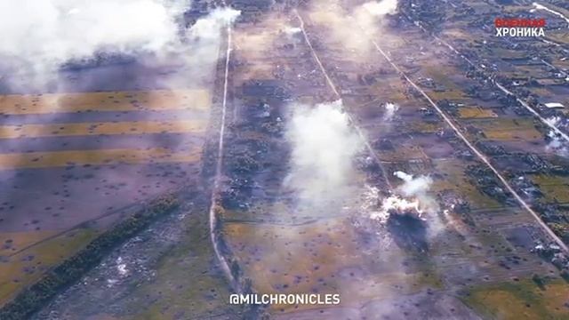 Работа ТОС-1А "Солнцепек" по позициям ВСУ, зима 2023 смотреть онлайн