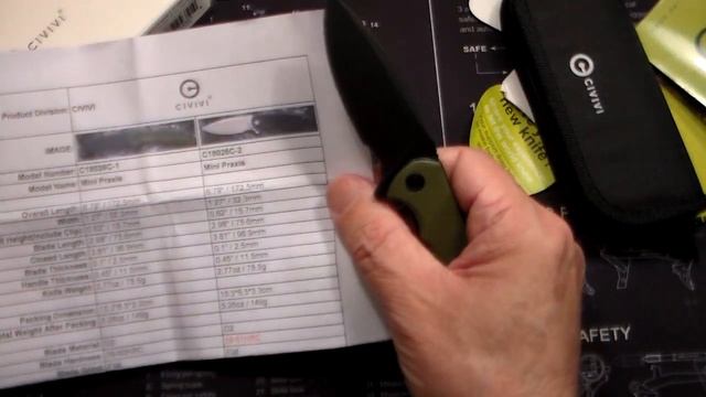 CIVIVI Mini Praxis Folding Pocket Knife смотреть онлайн