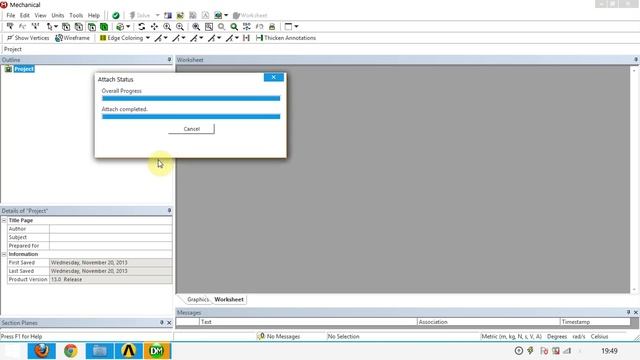 Tutorial Ansys - modal (natural frequency) analysis смотреть онлайн
