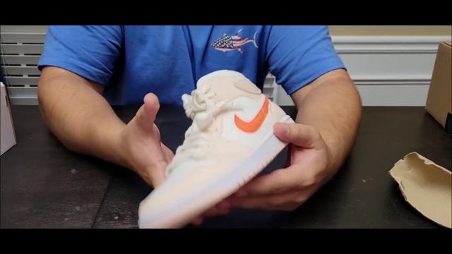 Jordan 1 Orange Quartz CORDUROY! PREMIUM! Women's Mid SLEEPER! смотреть онлайн