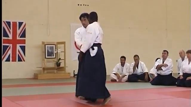 Айкикай Великобритании. Практика с гостем (инструктором) Юкимицу Кобаяси (2005) - ч 1
