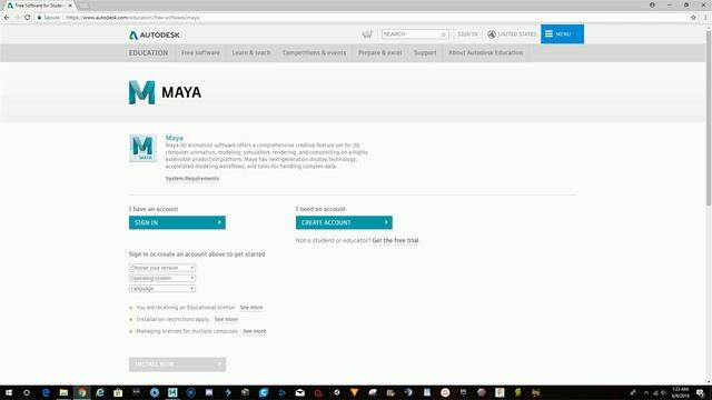 Maya Tutorial: How to (legally) get Autodesk Maya for free as a student смотреть онлайн