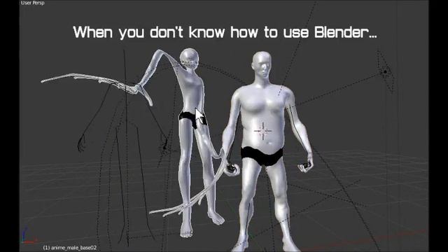 After installing everything, I suddenly remembered that I don't know how to work Blender... смотреть онлайн