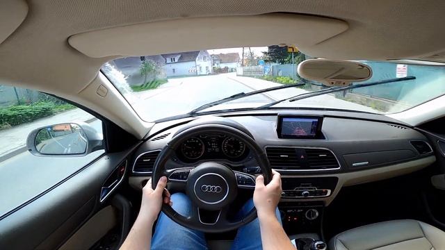 Audi Q3 2.0 tfsi 170HP S-tronic (2012) POV Test Drive & Acceleration 0-100 смотреть онлайн