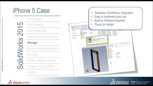 SOLIDWORKS 2015 Asia Pacific South Best Customized Demo - iPhone 5 Case смотреть онлайн