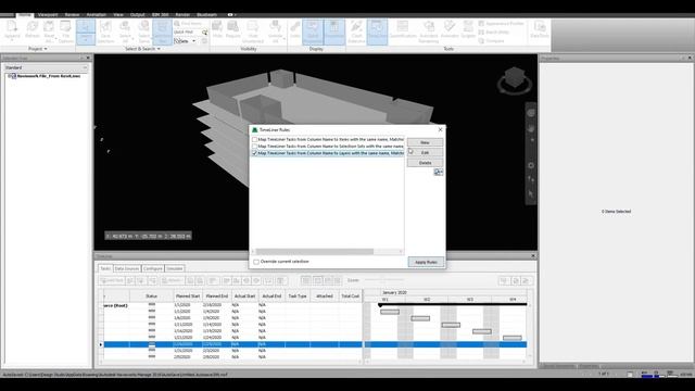 4D Animation in Naviswork - Revit Parameters-Auto Assigning-Without Sets смотреть онлайн