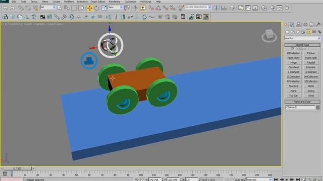 3d max Reactor tutorial: Creating wheels смотреть онлайн