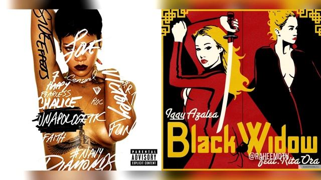 Rihanna x Iggy Azalea - Jump Black Widow (Mashup) (Feat Rita Ora) смотреть онлайн