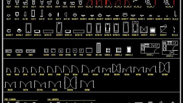 ★【CAD Design Resources Download】Interior design standard 2D Blocks смотреть онлайн