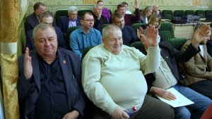 Отчетное заседание Собрания депутатов Октябрьского района 20 февраля