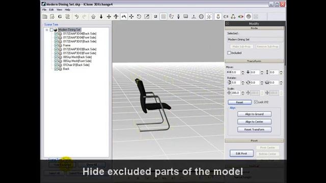 iClone 3DXchange4 Basic Lesson 6 - Rename and Exclude to Downsize смотреть онлайн