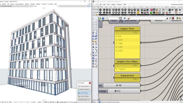 ArchiCAD and Grasshopper - Parametric façade смотреть онлайн