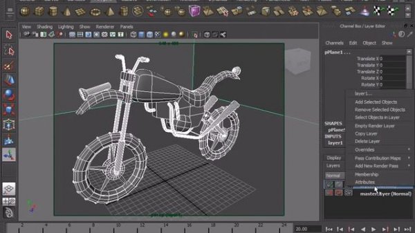 How to apply Ambient Occlusion in Autodesk Maya