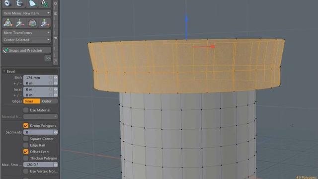 Modo 12.0 | DirectM Polygon Bevel Max Angle смотреть онлайн