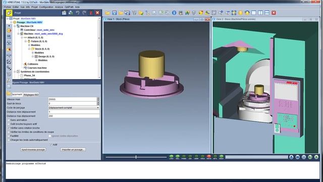 Missler TopSolid'Cam interface to VERICUT CNC simulation software смотреть онлайн