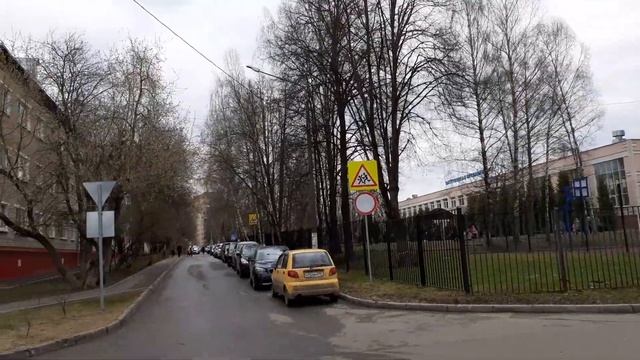 Москва 3827 улица Дмитрия Кабалевского весна день