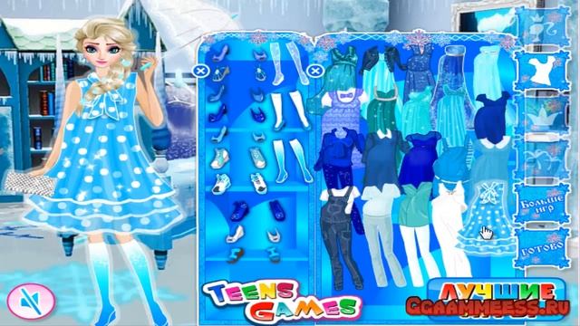 Игры для девочек эльза стала мамой