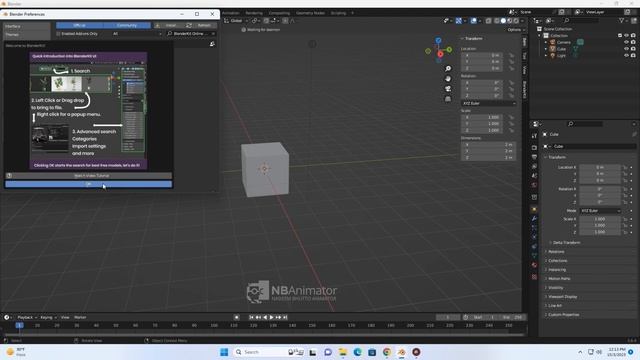 Blender-Kit How to install blender kit Add-on | FREE | смотреть онлайн