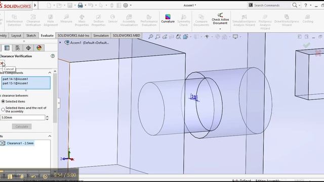 ASE Solidworks 14 Assembly evaluate смотреть онлайн