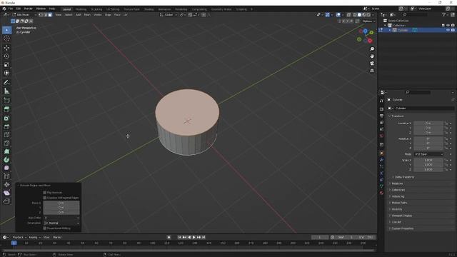 Subdivide Cylinder Caps смотреть онлайн