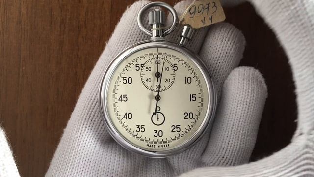 Soviet Old Stopwatch Mechanical Agat Two 2 Button Секундомер Агат