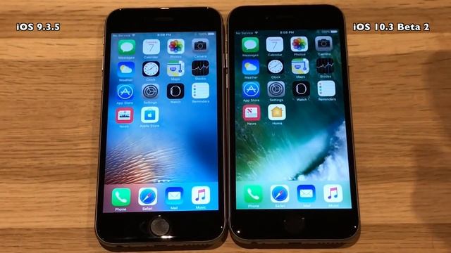 iPhone 6S : iOS 9.3.5 vs iOS 10.3 Beta 2 with APFS / Public Beta 2 Speed Test Build # 14E5239e смотреть онлайн