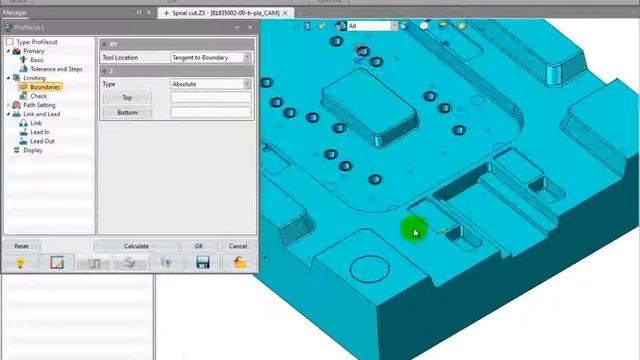 ZW3D CAM 2X Milling Tutorial - Profile Cut смотреть онлайн