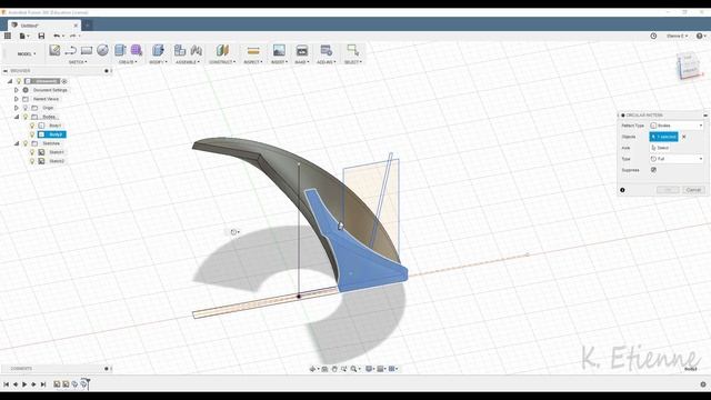 Fusion 360 - Waste Basket смотреть онлайн