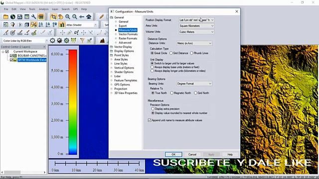 GLOBAL MAPPER - Análisis y configuración general смотреть онлайн