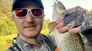 Быстрица. Много не крупного голавля. Прозрачная вода.