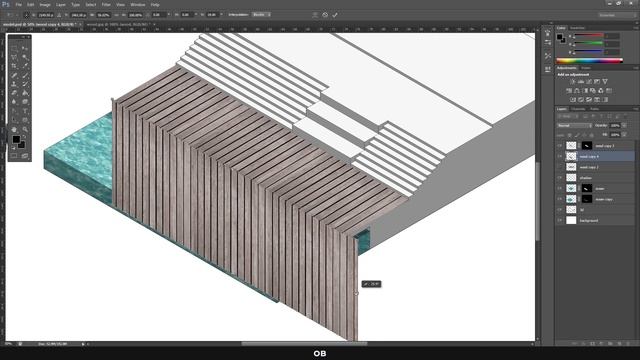 Landscape Axonometric Diagram in Sketchup and Photoshop смотреть онлайн