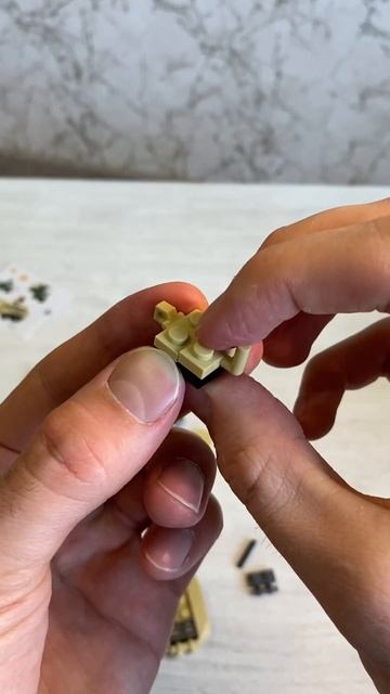 Танк молочного цвета - собрал конструктор #lego #игры #обзор #распаковка #лего