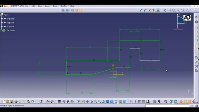 CAD Design Exercise 224 | Catia v5 tutorial exercise I Part Design | CATIA Design | Solidworks смотреть онлайн