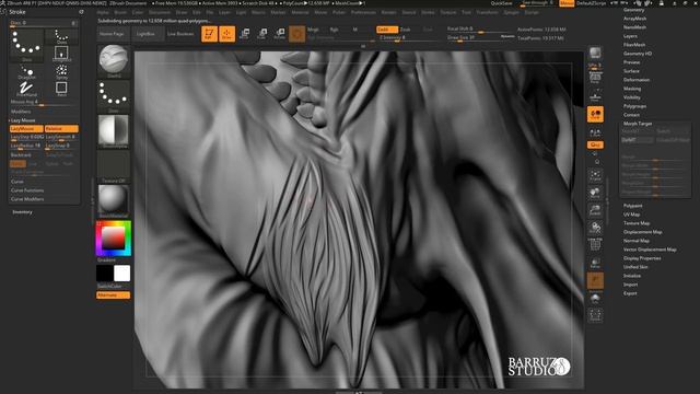 Detallando a Kurama en ZBrush смотреть онлайн