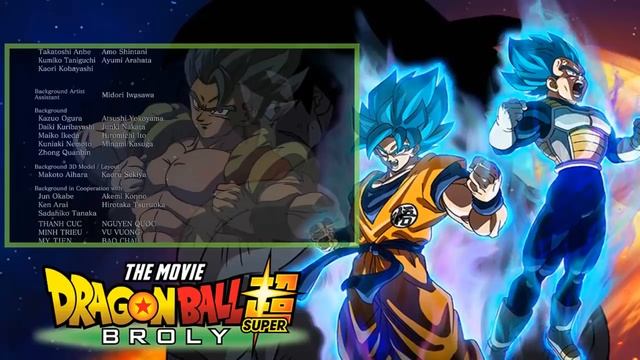 Dragon Ball Super Broly CREDITS Blizzard english version смотреть онлайн