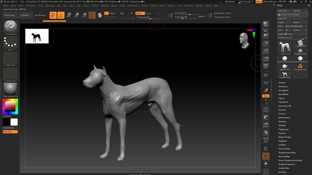 Intro to ZBrush 005 - ZTool, ZProject, and Quicksave - file handling, and what type is best to save смотреть онлайн